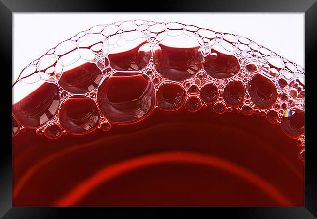 Bursting Bubbles Framed Print by Andy Trundle