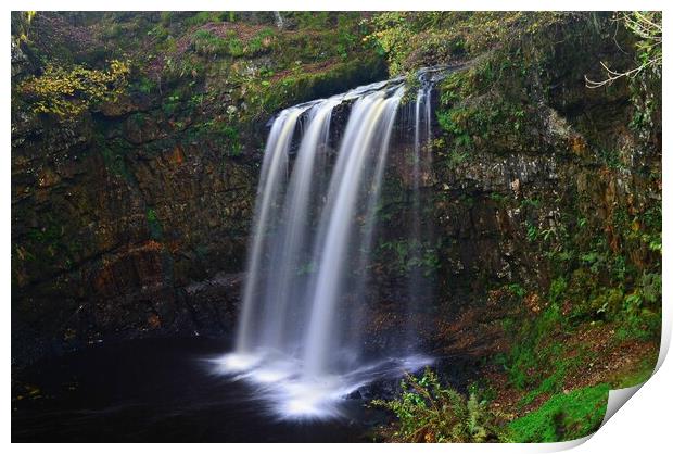 Dalcairney Falls, an Ayrshire waterfall Print by Allan Durward Photography