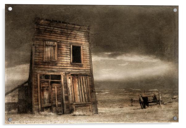 The Haunting Beauty of Bodie Ghost Town Acrylic by Barbara Jones