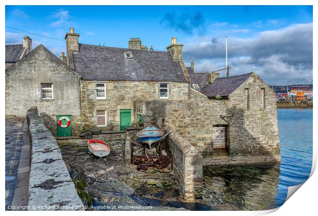 The house of Jimmy Perez` Shetland' Print by Richard Ashbee