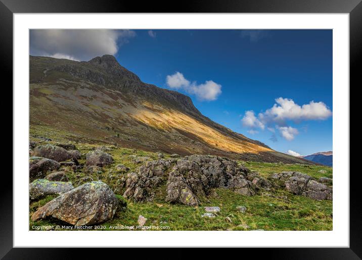 Light in Langdale Framed Mounted Print by Mary Fletcher