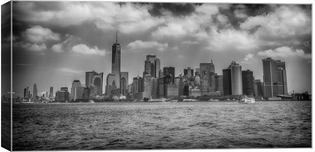 Lower Manhattan Skyline, New York City Canvas Print by Phil Clements