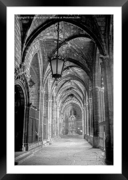 Down the Arches Framed Mounted Print by Graeme B