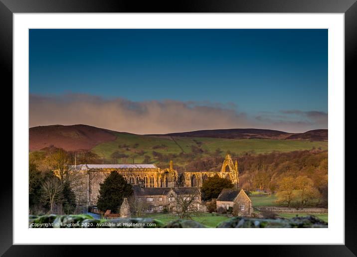 Wharfedale Framed Mounted Print by kevin cook