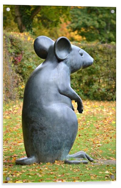 To a Mouse Robert Burns Acrylic by Allan Durward Photography