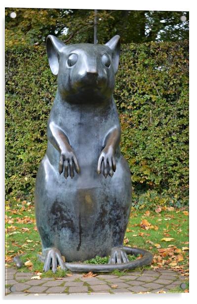 Mouse sculpture Alloway Acrylic by Allan Durward Photography