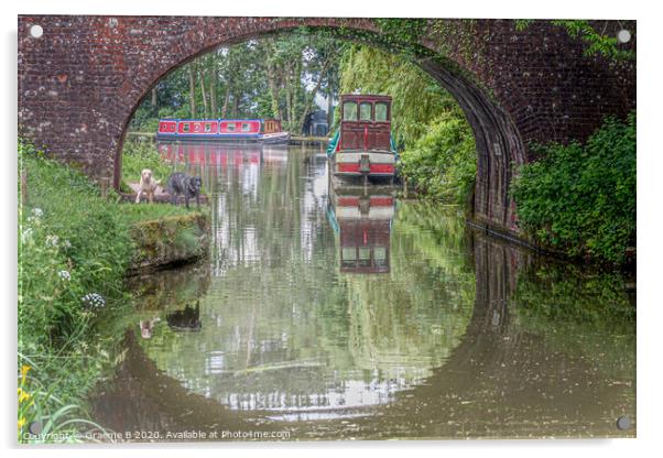 Tiverton canal Acrylic by Graeme B