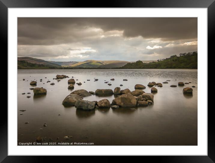 Lake Semerwater Framed Mounted Print by kevin cook