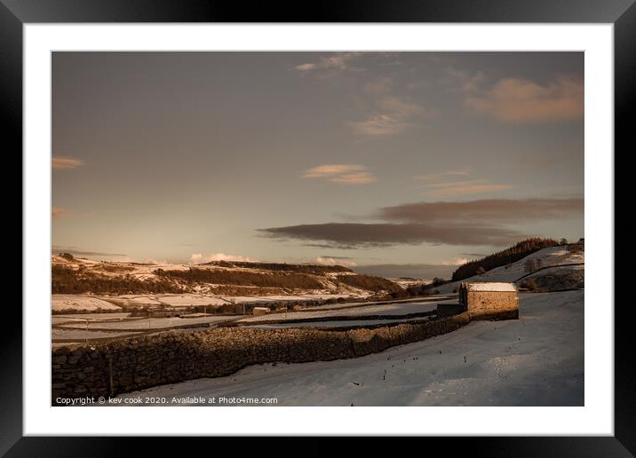 Deep winter Framed Mounted Print by kevin cook
