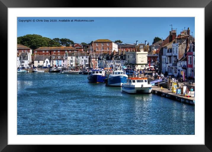 Weymouth Framed Mounted Print by Chris Day