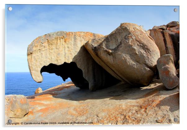 Remarkable Rocks Acrylic by Carole-Anne Fooks