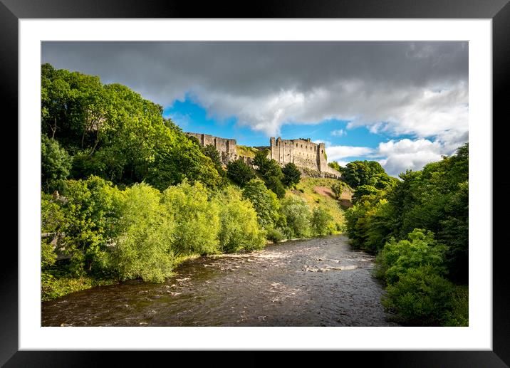 Richmond Castle, North Yorkshire Framed Mounted Print by Andrew Kearton