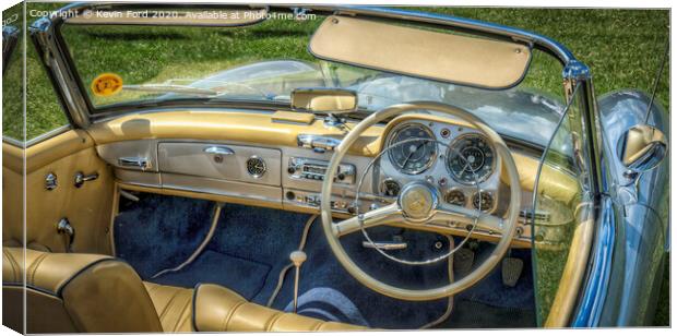 Classic Mercedes Benz Canvas Print by Kevin Ford