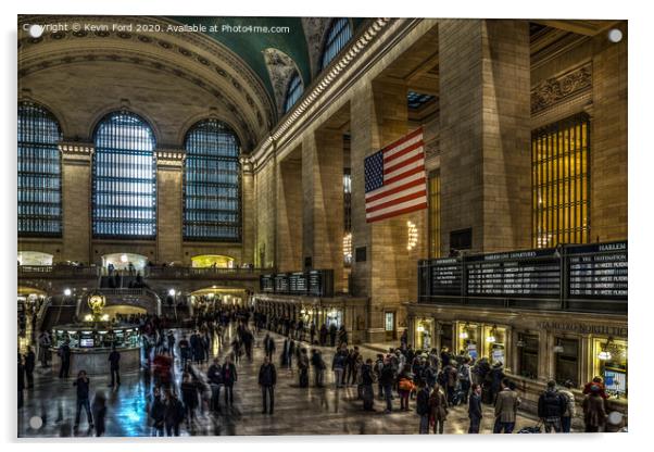 Grand Central NYC Acrylic by Kevin Ford
