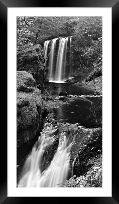 Dalcairney Falls, Dalmellington Framed Mounted Print by Allan Durward Photography