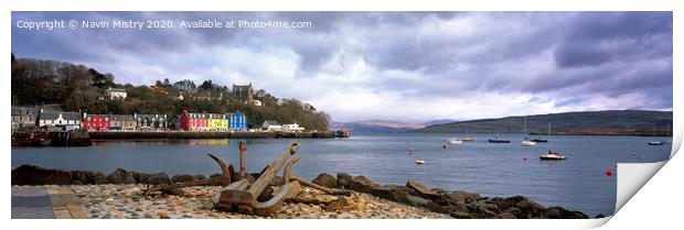Tobermory Harbour Panoramic Print by Navin Mistry