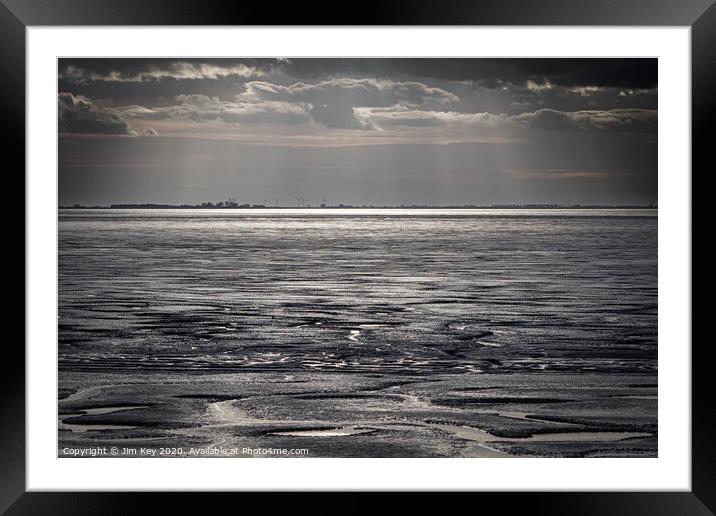 Snettisham Beach Norfolk Framed Mounted Print by Jim Key