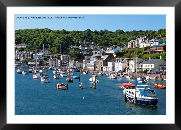 Looe river Cornwall Framed Mounted Print by Kevin Britland