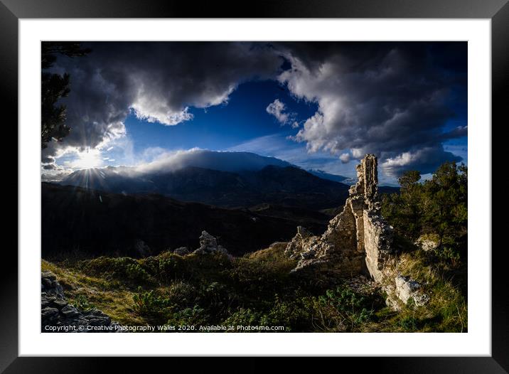 Gessopalena Landscapes_The Abruzzo, Italy Framed Mounted Print by Creative Photography Wales