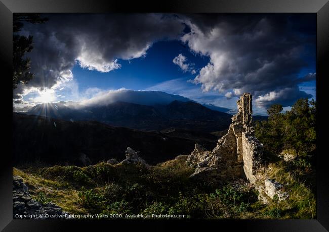 Gessopalena Landscapes_The Abruzzo, Italy Framed Print by Creative Photography Wales