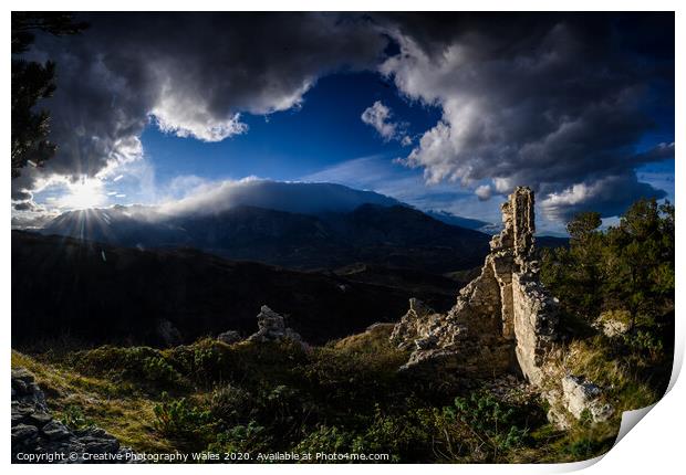 Gessopalena Landscapes_The Abruzzo, Italy Print by Creative Photography Wales