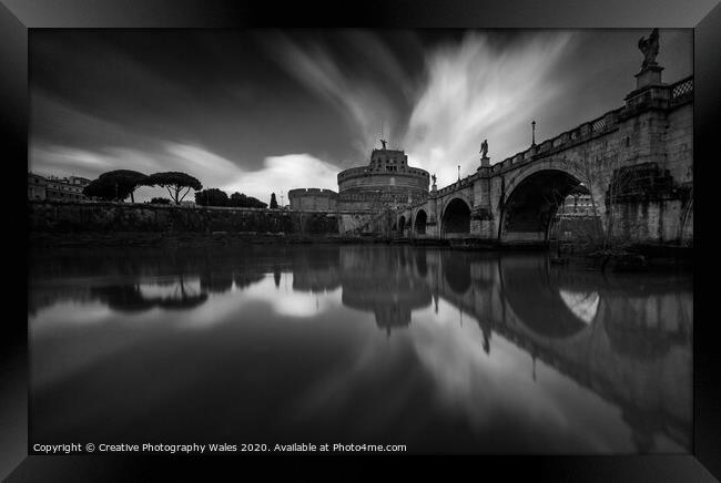 Castel Sant'Angelo, Rome, Italy Framed Print by Creative Photography Wales