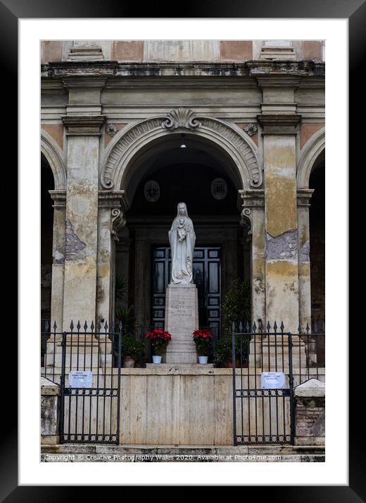 Street Views, Rome, Italy Framed Mounted Print by Creative Photography Wales