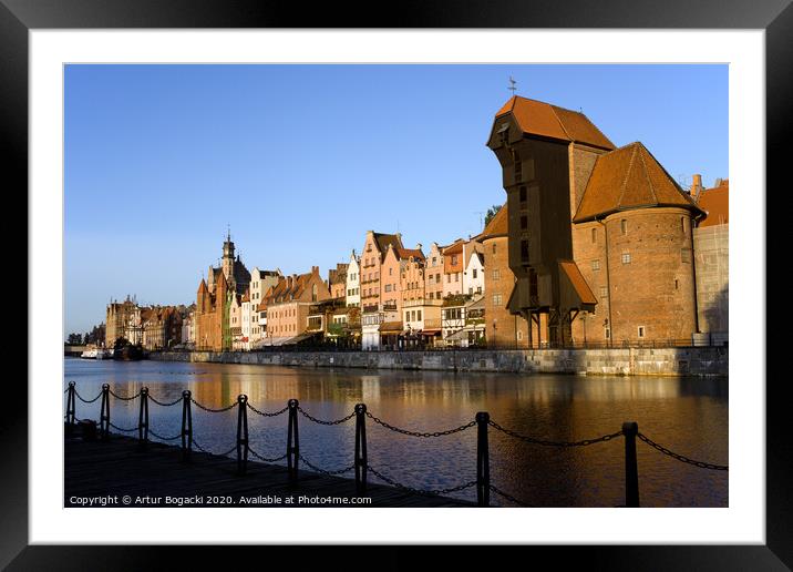 City of Gdansk Framed Mounted Print by Artur Bogacki