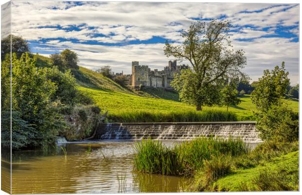 Alnwick Castle Canvas Print by Roger Green