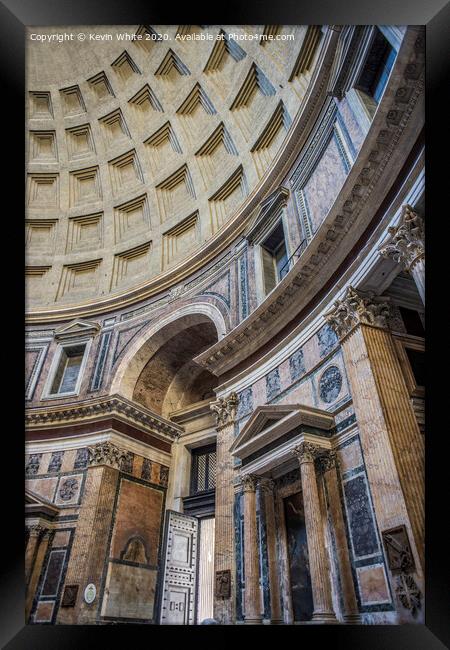 The Pantheon Rome Framed Print by Kevin White