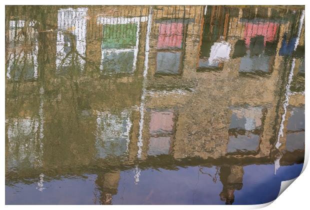 House reflection  Print by chris smith