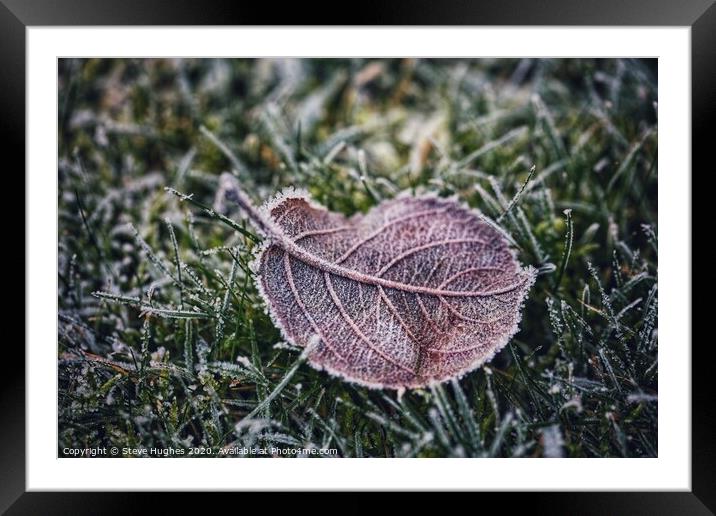 Frozen in time Framed Mounted Print by Steve Hughes