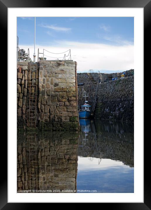 Crail Harbour  Framed Mounted Print by Corinne Mills