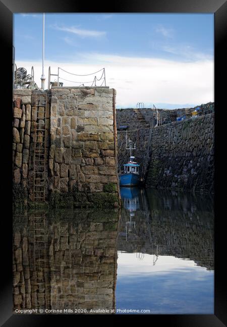 Crail Harbour  Framed Print by Corinne Mills