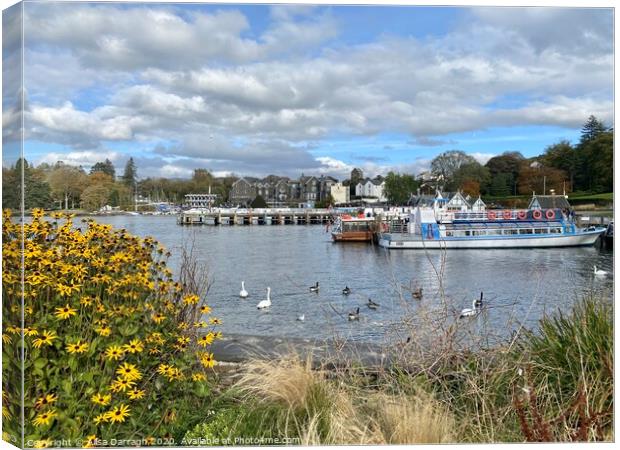 Bowness-on-Windermere  Canvas Print by Ailsa Darragh