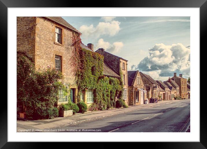 Stow-on-the-Wold Framed Mounted Print by Alison Chambers