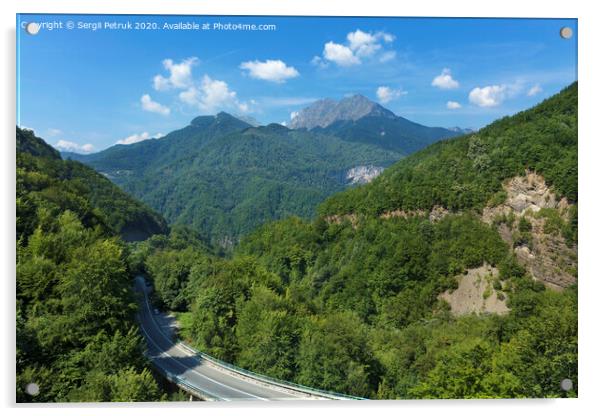 Outdoor mountain Acrylic by Sergii Petruk