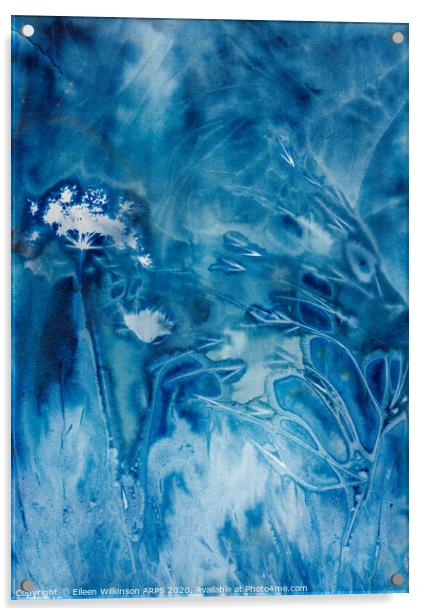 In the Blue Acrylic by Eileen Wilkinson ARPS EFIAP