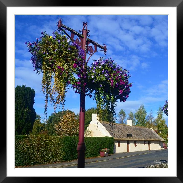 Robert Burns birthplace, Burns Cottage Framed Mounted Print by Allan Durward Photography