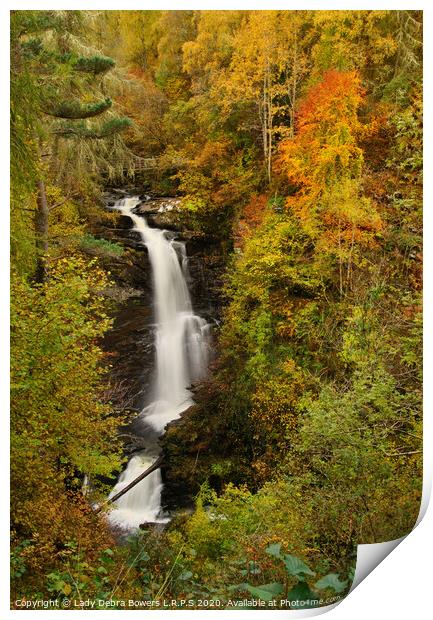 Birks of Aberfeldy  Print by Lady Debra Bowers L.R.P.S