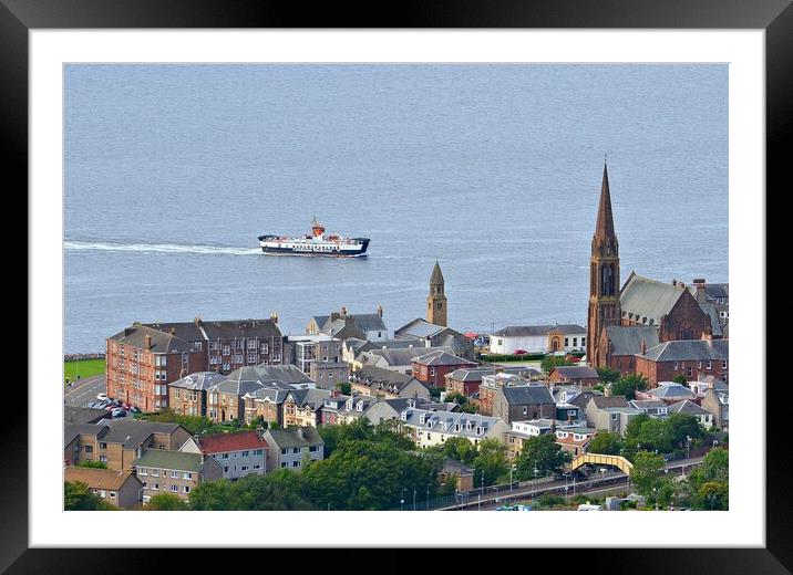 Largs Scotland Framed Mounted Print by Allan Durward Photography
