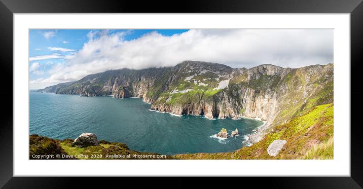 Slieve League Cliffs, Co Donegal, Ireland Framed Mounted Print by Dave Collins