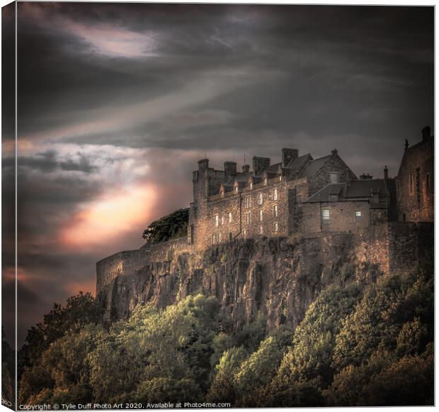 Stirling Castle Canvas Print by Tylie Duff Photo Art