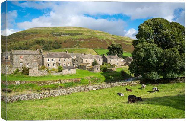 Thwaite, Swaledale, North Yorkshire Canvas Print by Andrew Kearton