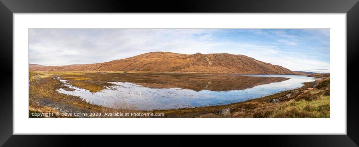 Autumn Reflections in Loch Ainort, Isle of Skye, S Framed Mounted Print by Dave Collins