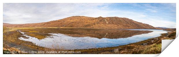 Autumn Reflections in Loch Ainort, Isle of Skye, S Print by Dave Collins