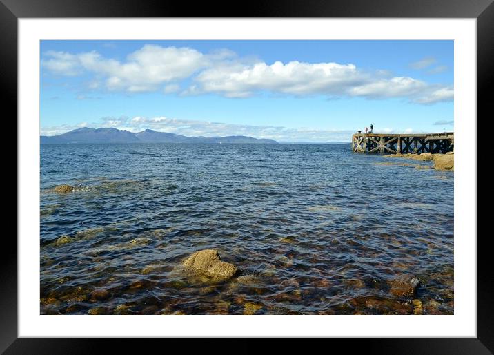 What a place to fish from Framed Mounted Print by Allan Durward Photography