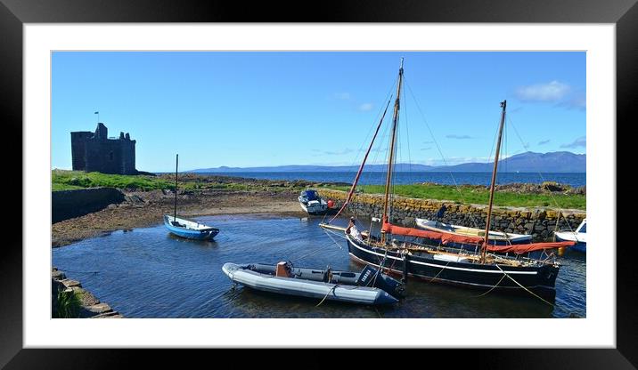 Craft at Portencross. Framed Mounted Print by Allan Durward Photography