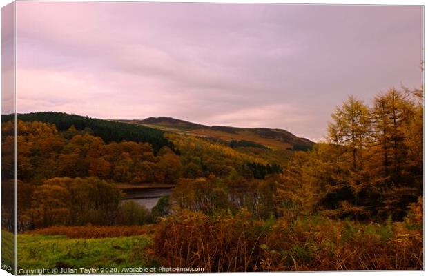 Autumn in the peak District Canvas Print by Jules Taylor