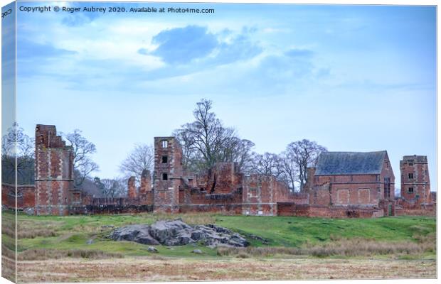 Bradgate House, Leicestershire  Canvas Print by Roger Aubrey